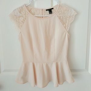👉 3/$15 - Peplum Sexy Back Top